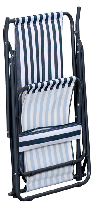 Strandstol Brasse i metal og polyester - Sunlife