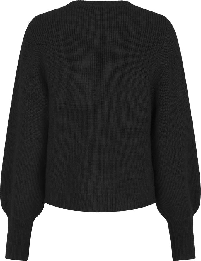Neo Noir Muscado Knit Cardigan Black