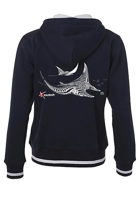 KANUMERA - VESTE ZIPPEE NAUTIQUE LES RAIES FEMME