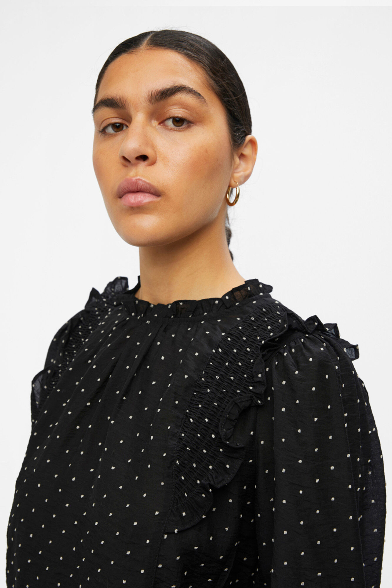 Blusa curta - Preta