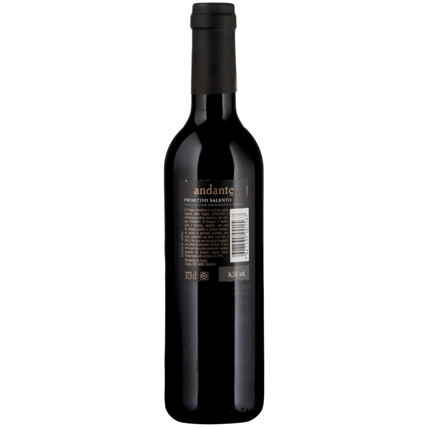 Primitivo del Salento IGT Andante -37.5cl