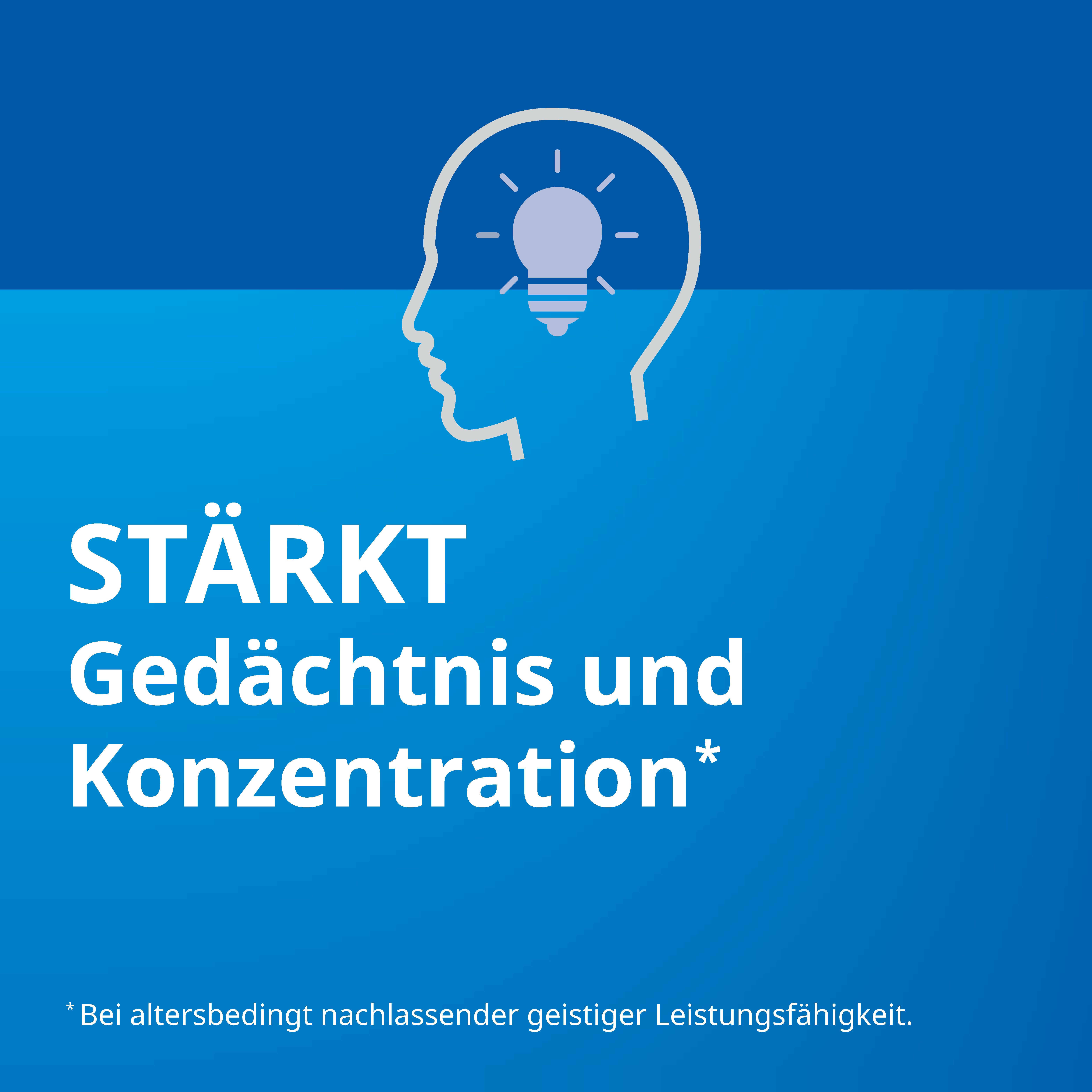 Ginkgo Biloba STADA® 80 mg bei Gedächtnis- und Konzentrationsstörungen