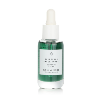 Bjork & Berries Óleo Facial Restaurador Blueberry  Blue Tansy 30ml/1oz