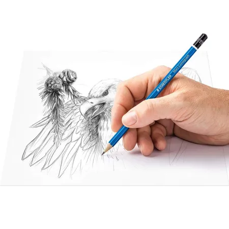 STAEDTLER® Mars® Lumograph® 100 Kartonetui mit 6 Bleistiften in sortierten Härtegraden