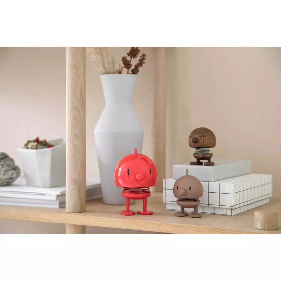 Hoptimist Dekofigur Bumble M 10,7 cm rot