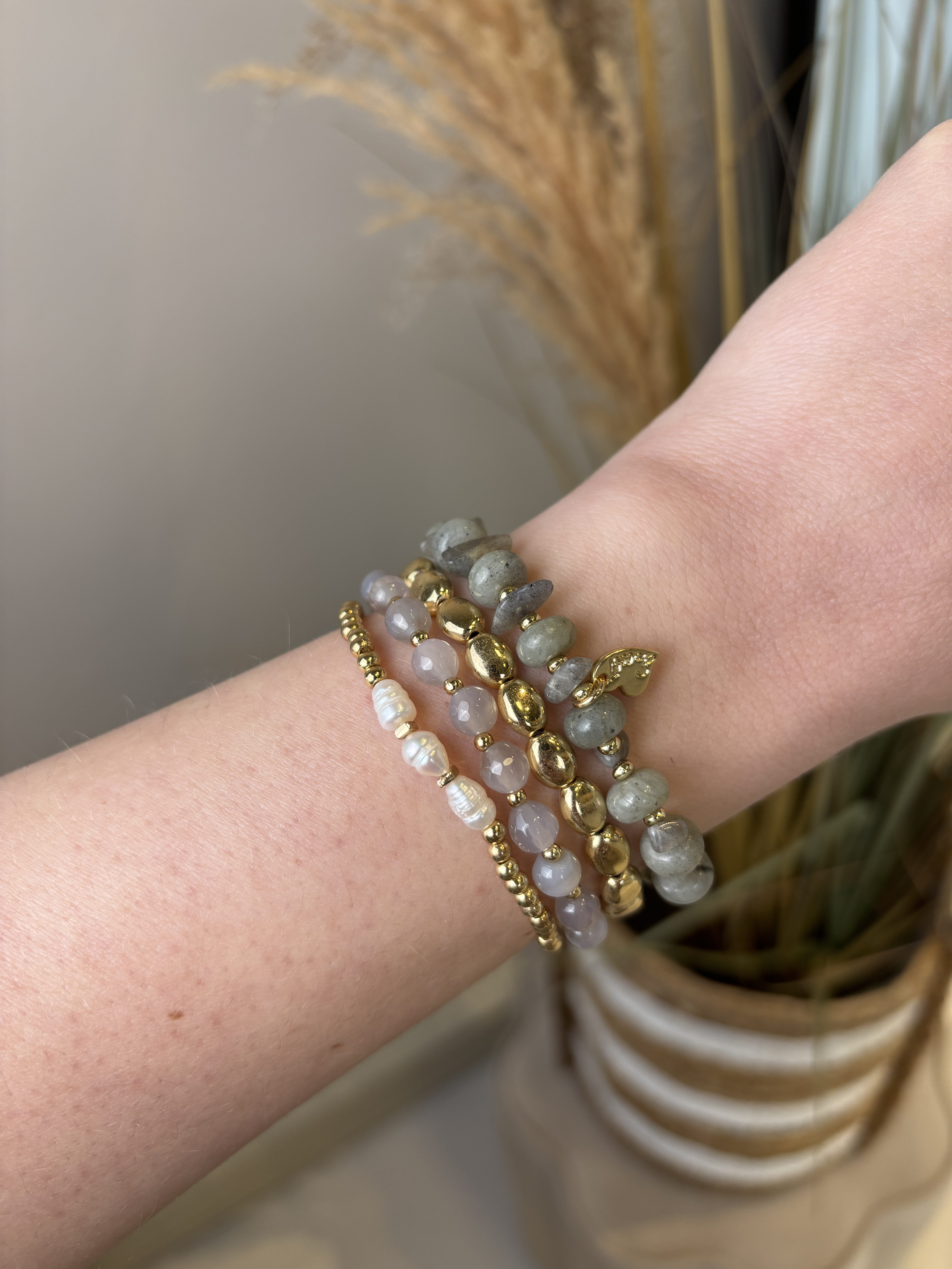 Armbanden Set Dusty Khaki