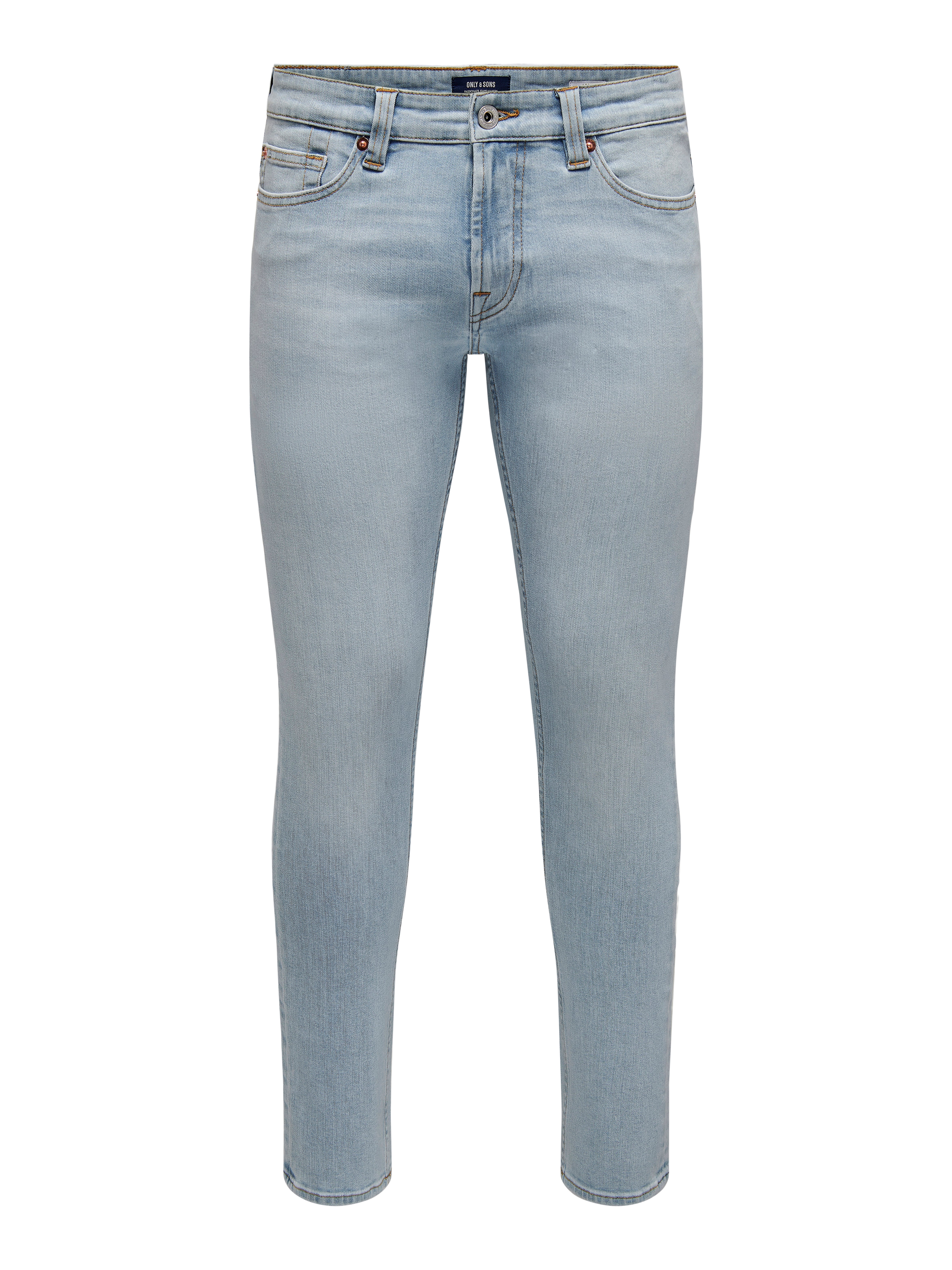 -ONSLOOM Mittlere Taille Slim Fit Jeans Light Blue Denim