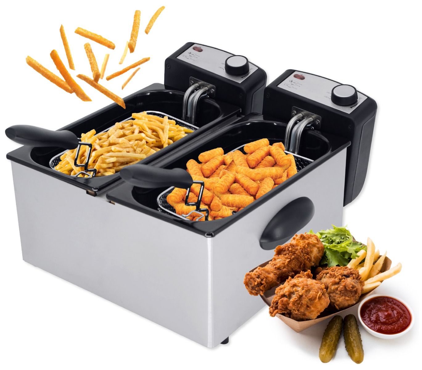 Friac F601IX Duo Frituurpan