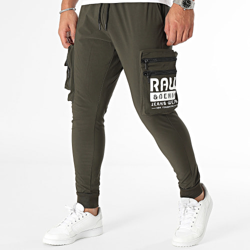 Pantalon Cargo Vert Kaki Foncé