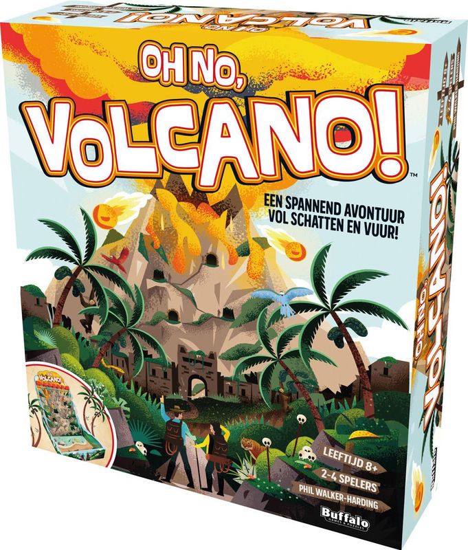 Buffalo Games - Volcano - Kinderspel - Multicolor - Karton