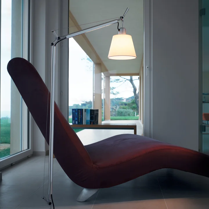 Artemide - Tolomeo Basculante Lettura, Body, Schirm aus Pergamentpapier