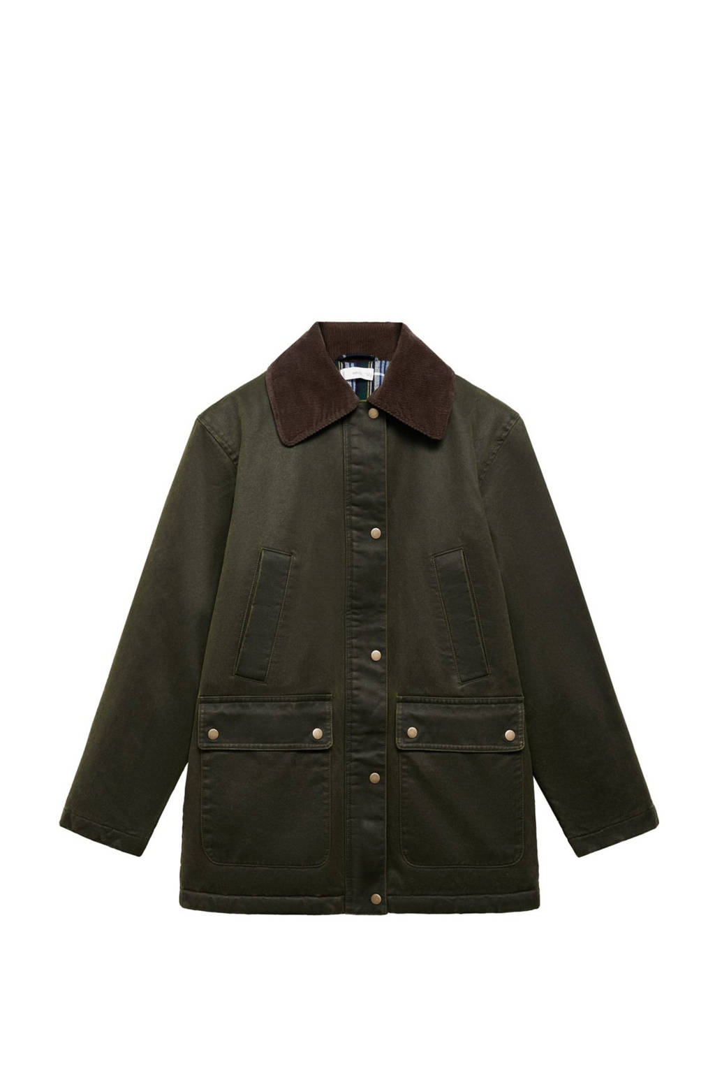 MANGO TEEN tussenjas groen