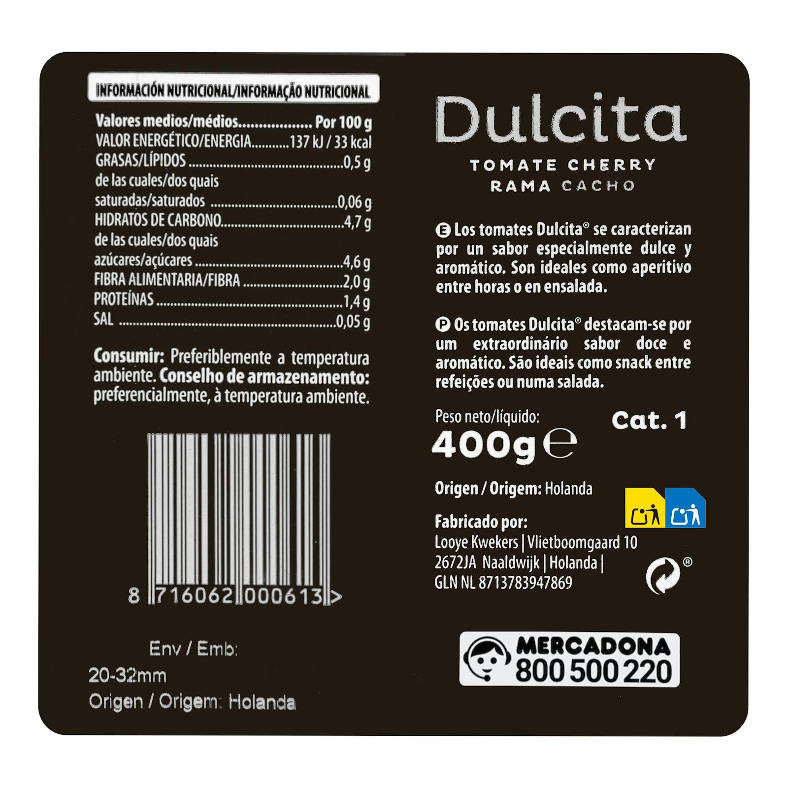 Tomates cerises Dulcita sur vigne
