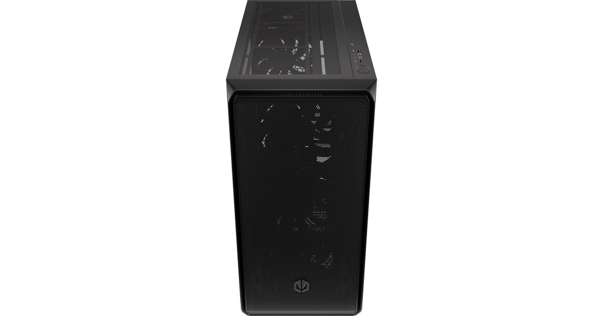 ENDORFYARX 700 Air midi tower behuizing  (Zwart | 2x USB-A | 1x USB-C | Window)