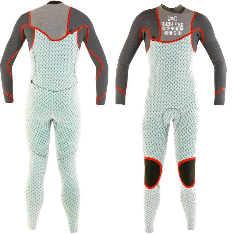 Combinaison Sooruz 5/4/3mm Guru+ OYSTERPRENE Front Zip 2021 - The Corner Shop