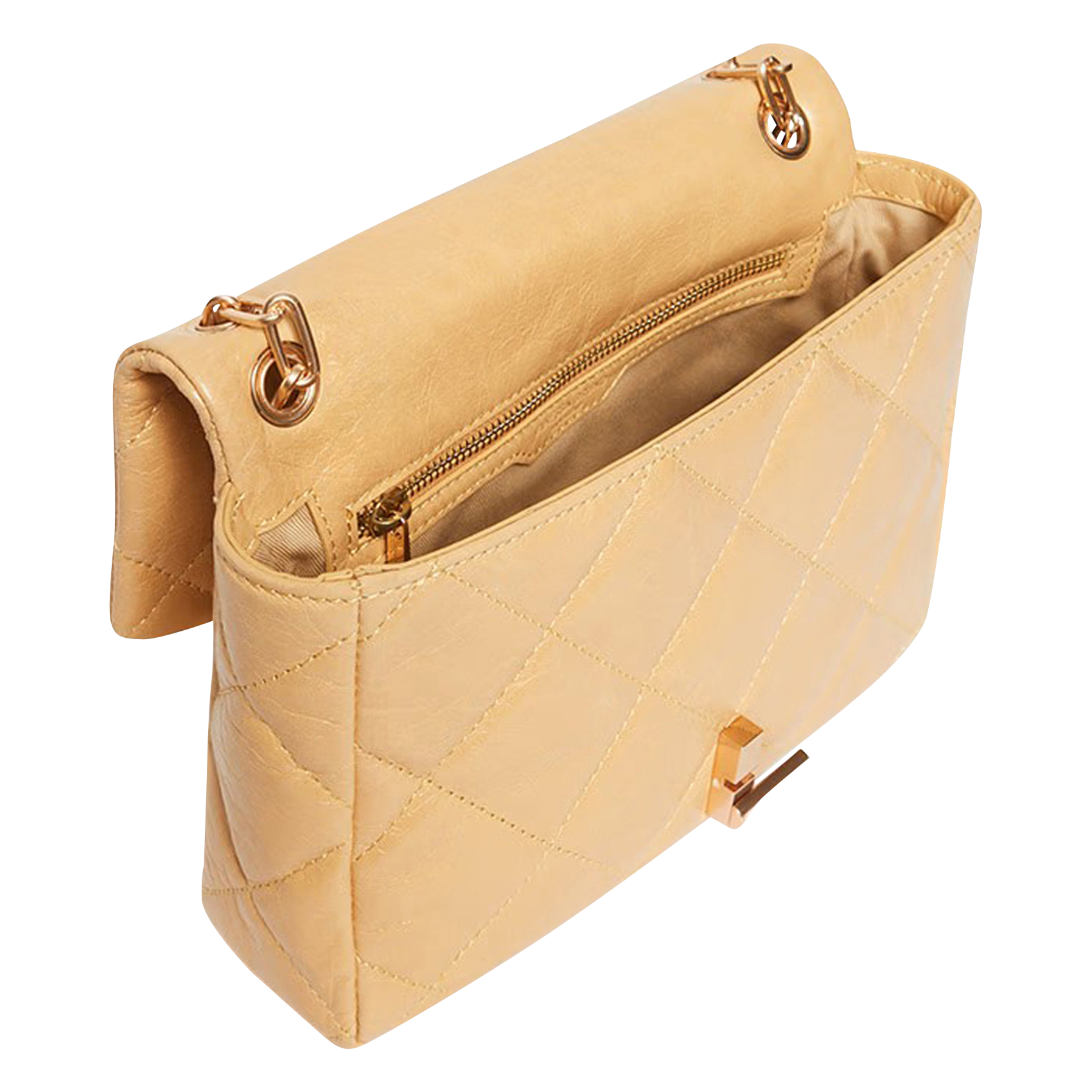 GRAND MOON - Sac bandoulière en cuir | Rouge