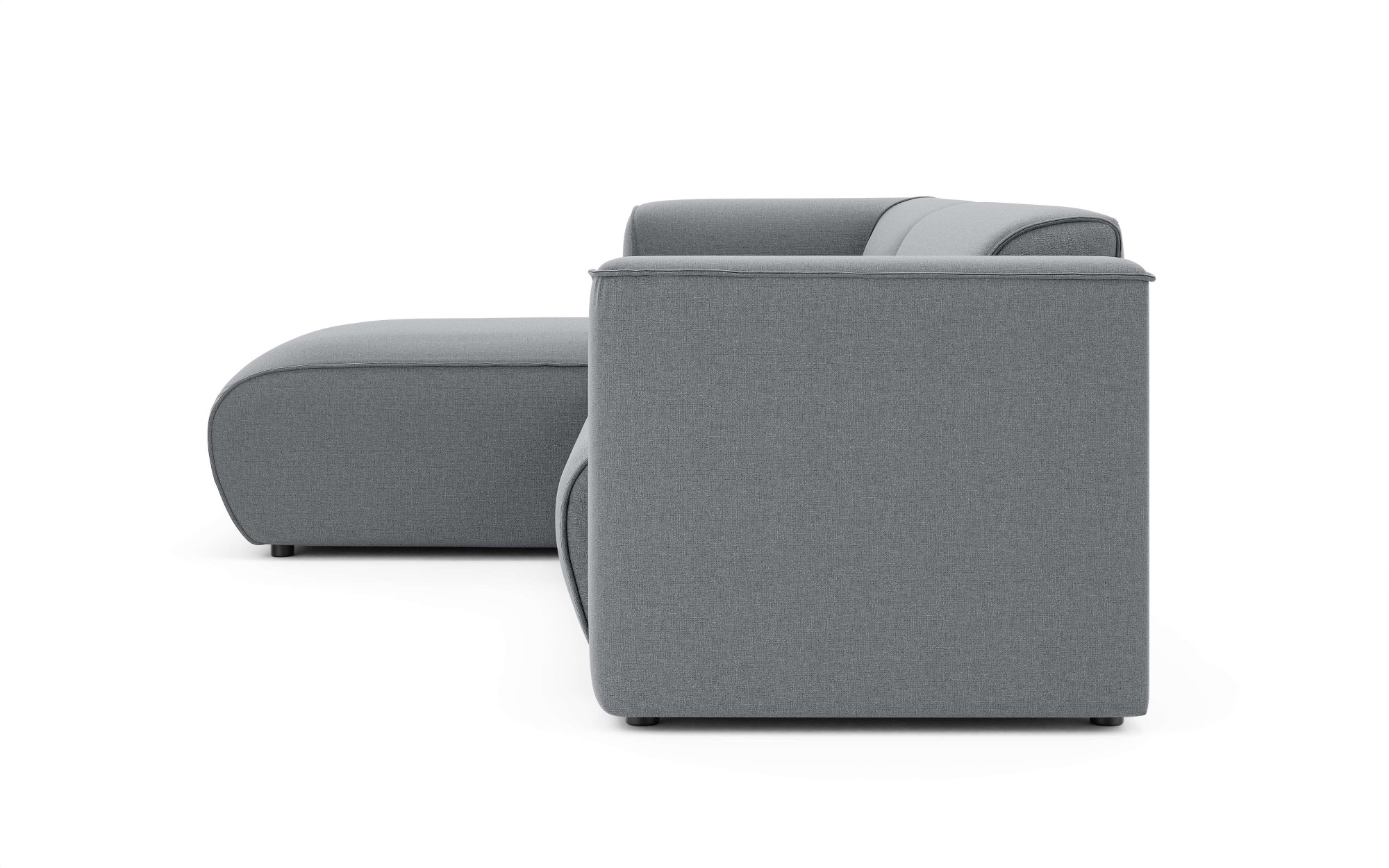 Home affaire Ecksofa »MERID L-Form (257 cm), zeitlos & stilvolles Design,« Aufwendig gepolstert, in Cord, Chenille und Struktur