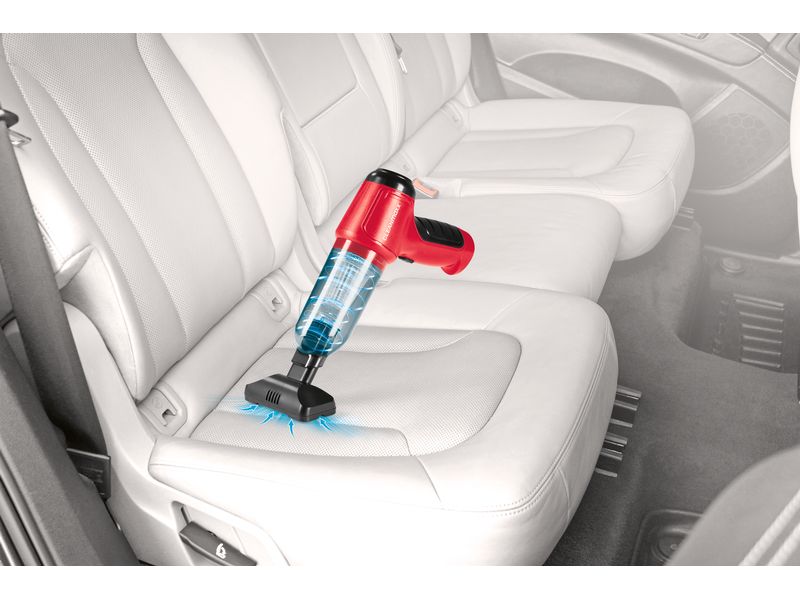 CLEANmaxx Akku-Handsauger Zyklon Plus Rot Kleiner und leistungsstarker Staubsauger