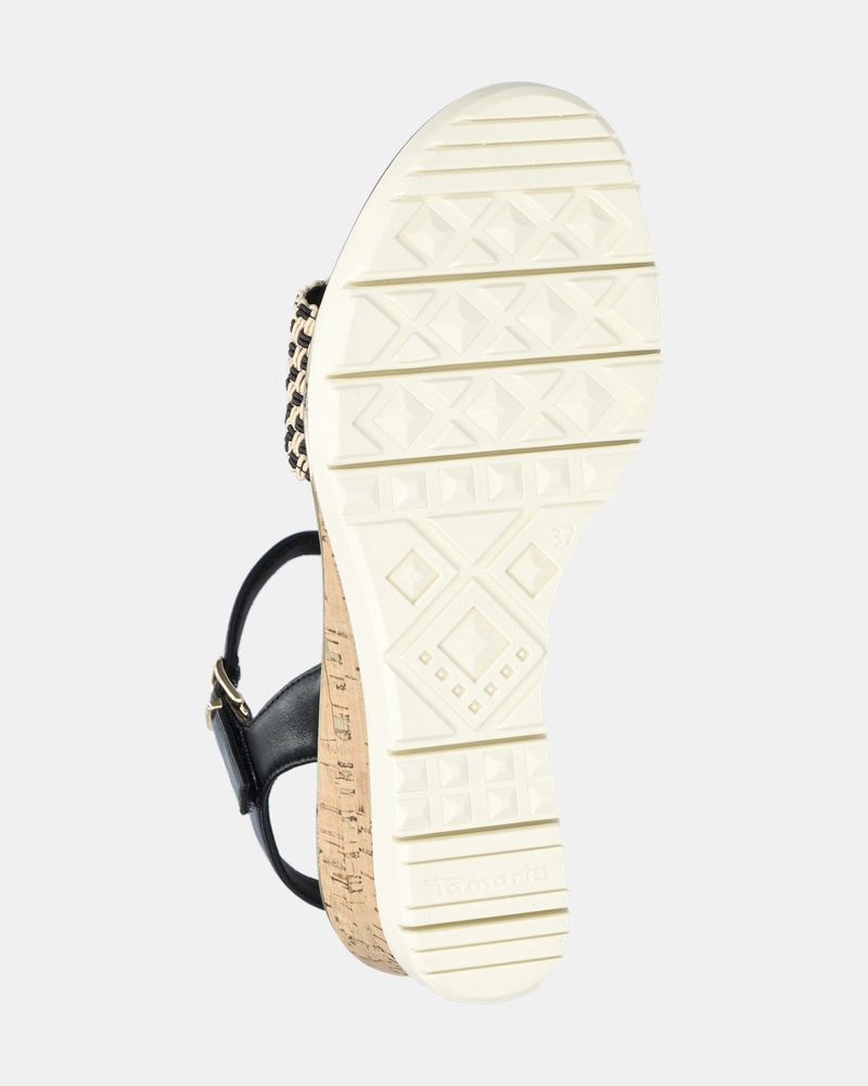 Tamaris Sandalen  - zwart