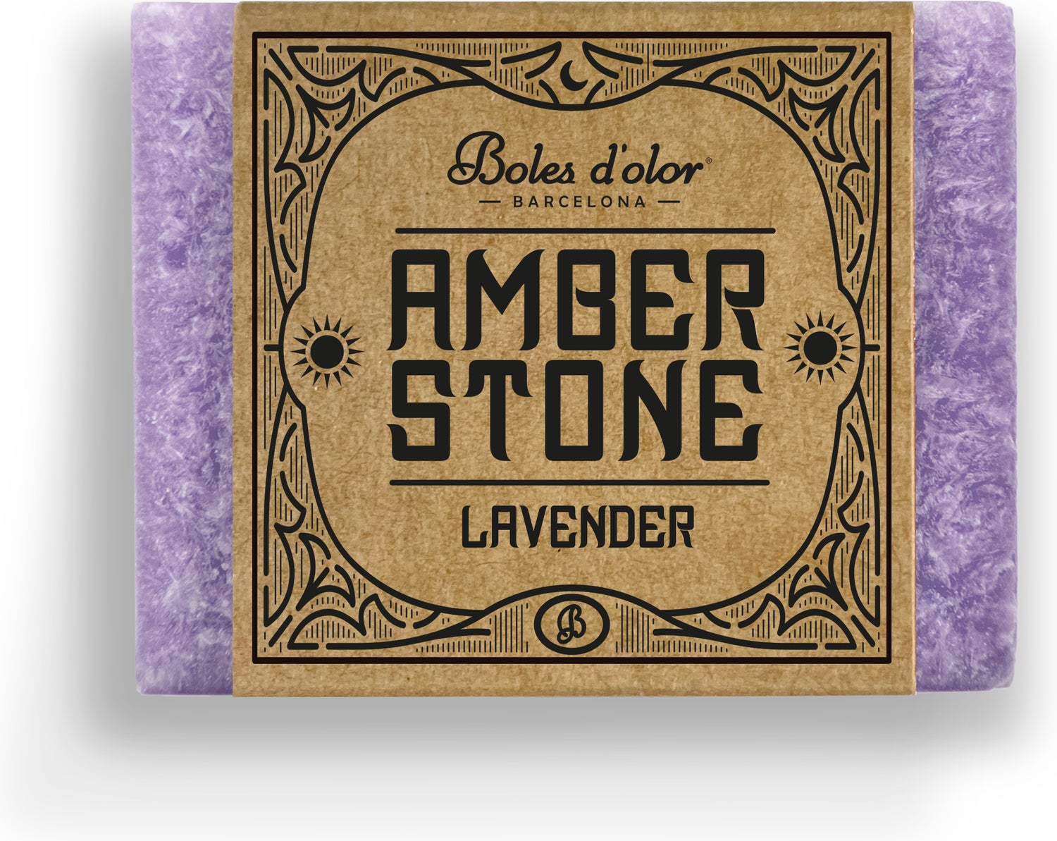 Boles d'olor amberblokje Lavender paars 4,5 x 3,5 x 2 cm