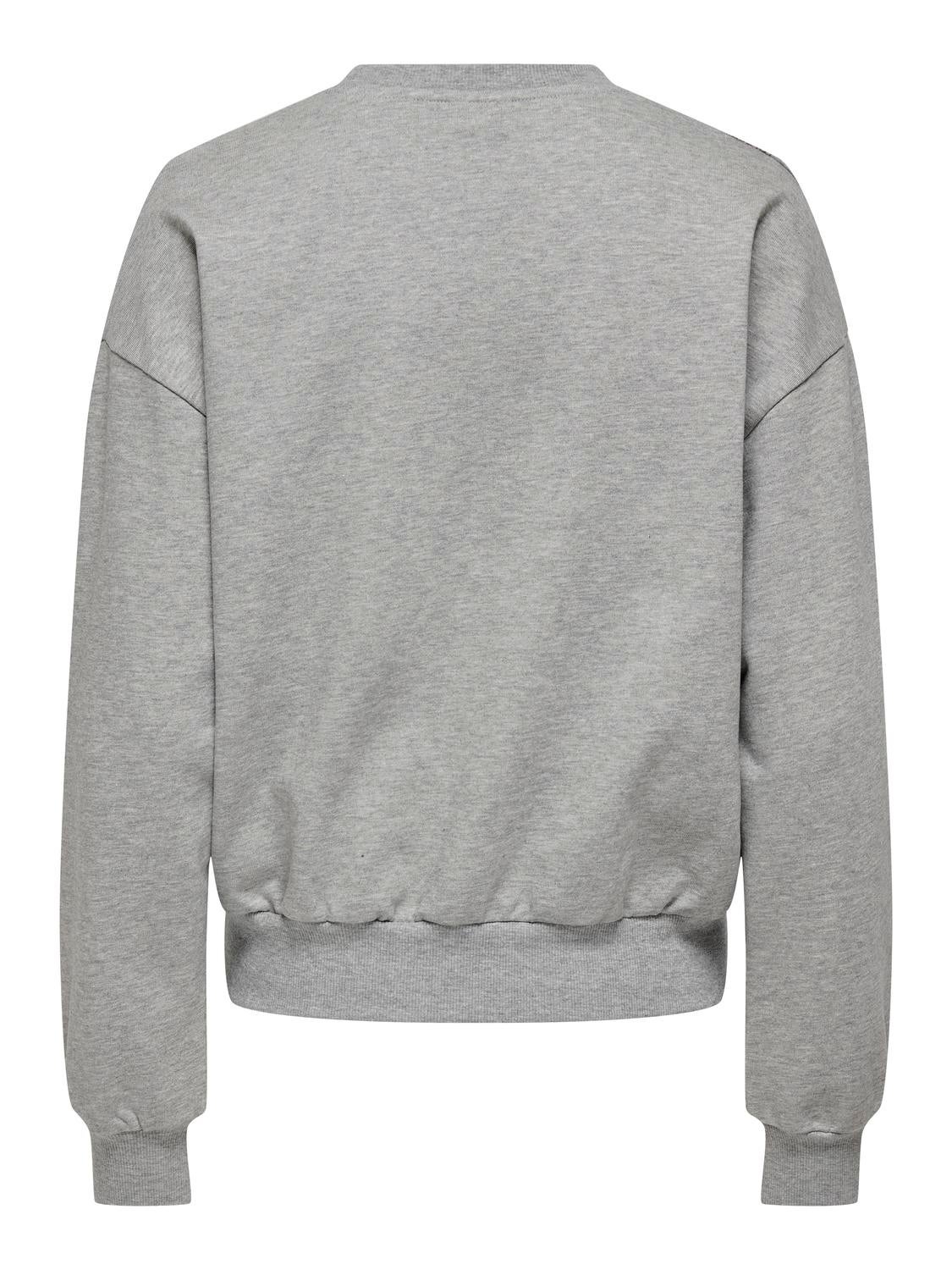 JDYEBBA Sweatshirt Light Grey Melange