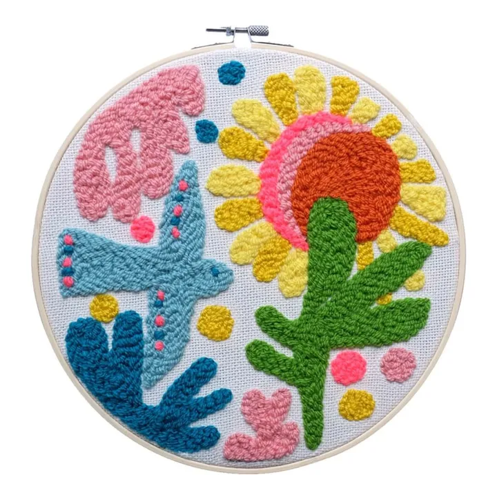 Chaumière Oiseau Kit DIY Punch needle Eden