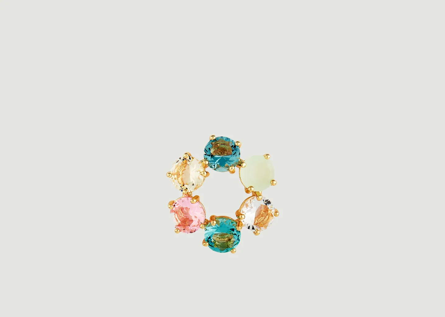 Boucles d'oreilles créoles La Diamantine Cercle Les Néréides