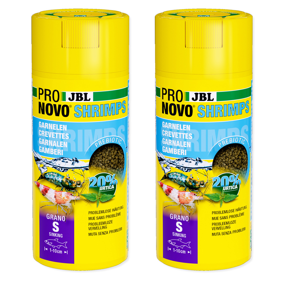 Pronovo Shrimps Grano S 250ml Click x2 | Zinkend granulaat