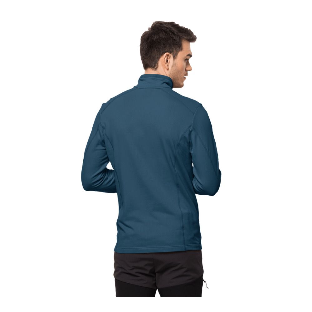 Jack Wolfskin KOLBENBERG HZ - Polaire Homme dark sea
