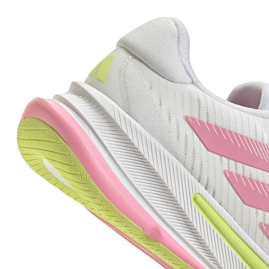 adidas Chaussures de Running Supernova Ease - Blanc/Jaune/Rose Femme