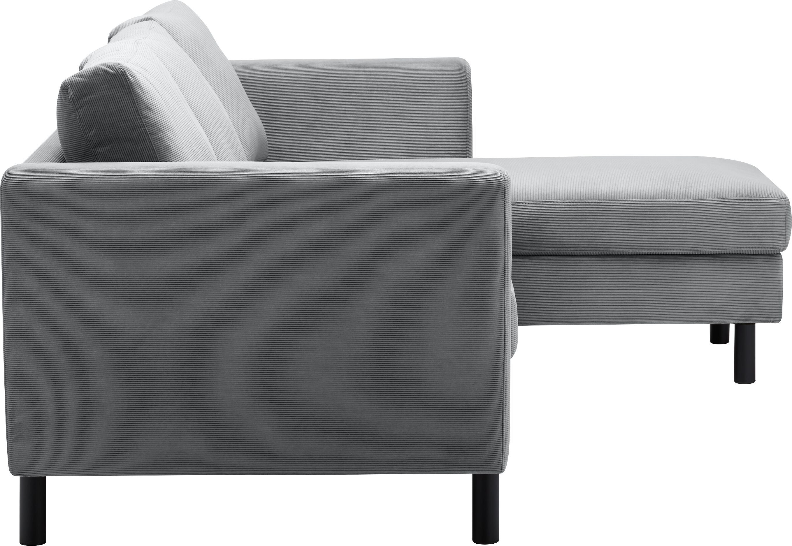 DIENER Ecksofa - Hellgrau / B: 235.0 cm x T: 156.0 cm x H: 81.0 cm