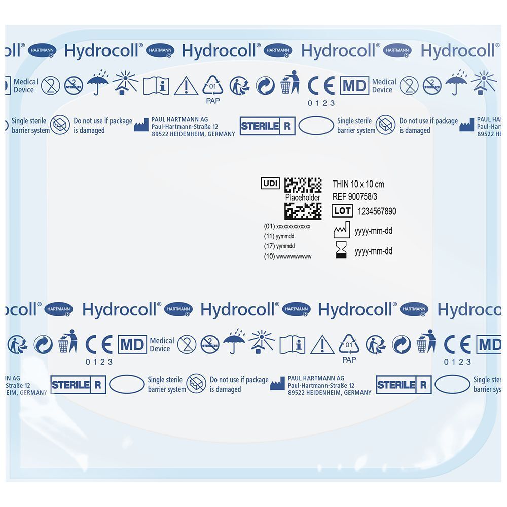 Hydrocoll® thin steril Wundverband 10 x 10 cm