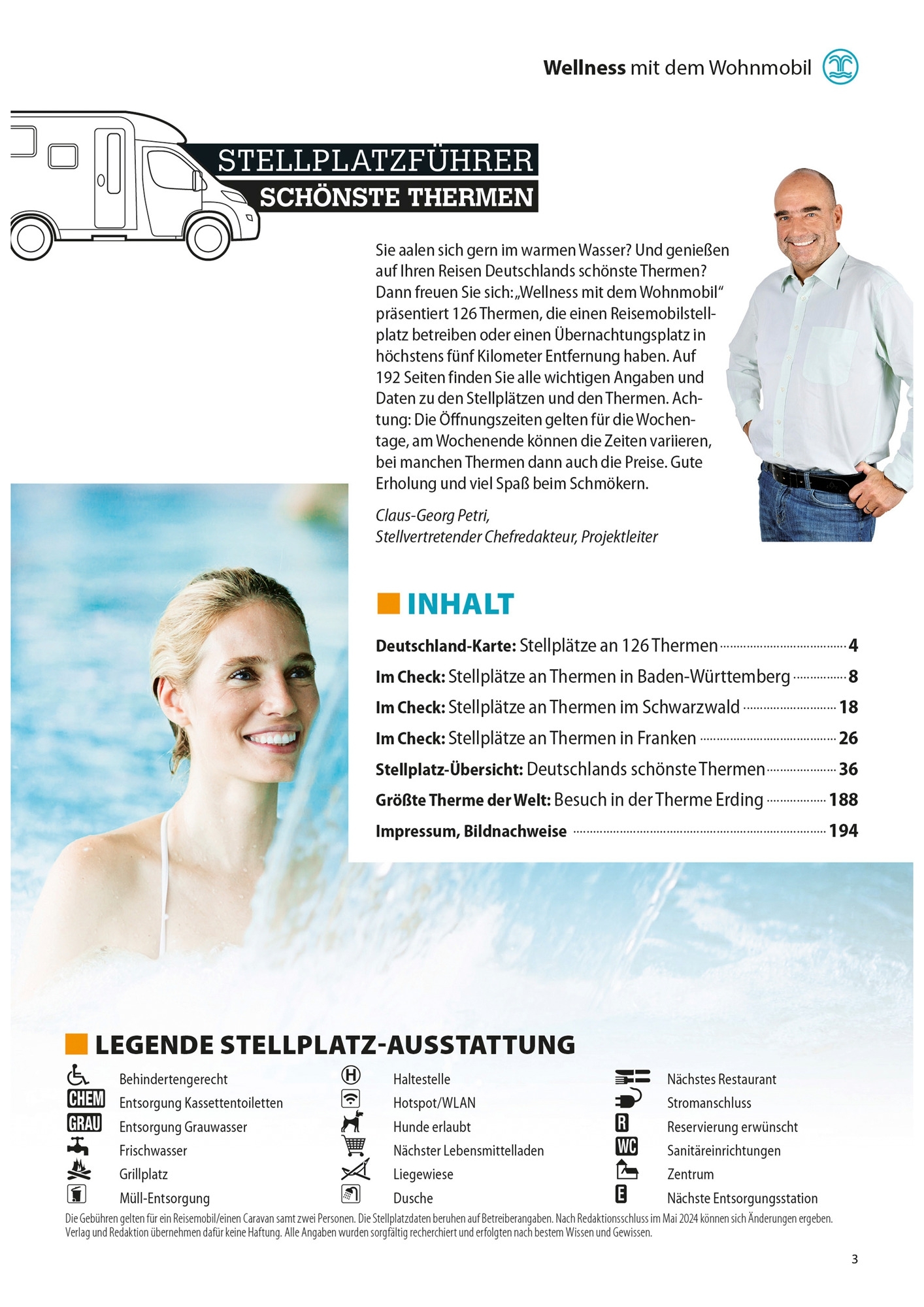 Stellplatzführer Schönste Thermen Wellness mit dem Wohnmobil 3. Auflage