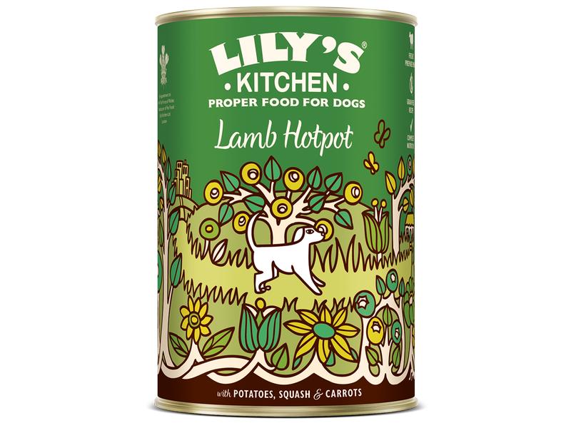 Lily's Kitchen Nassfutter Lammragout, 6 x 400 g Alleinfuttermittel für Welpen ab 4 Monaten und ausgewachsene Hunde
