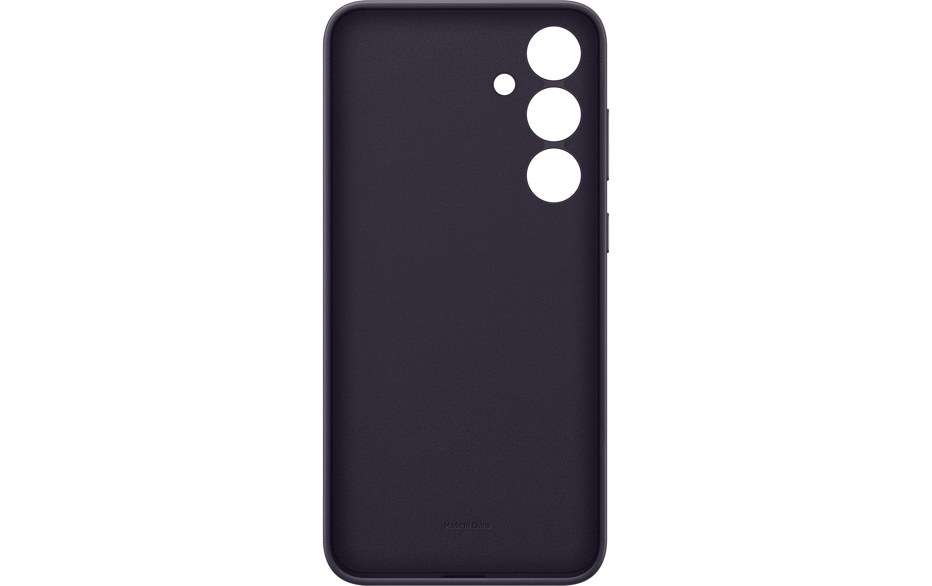 Back Cover Vegan Leather Galaxy S24+ ViolettSchutzhülle aus veganem Leder für das Samsung Galaxy S24+