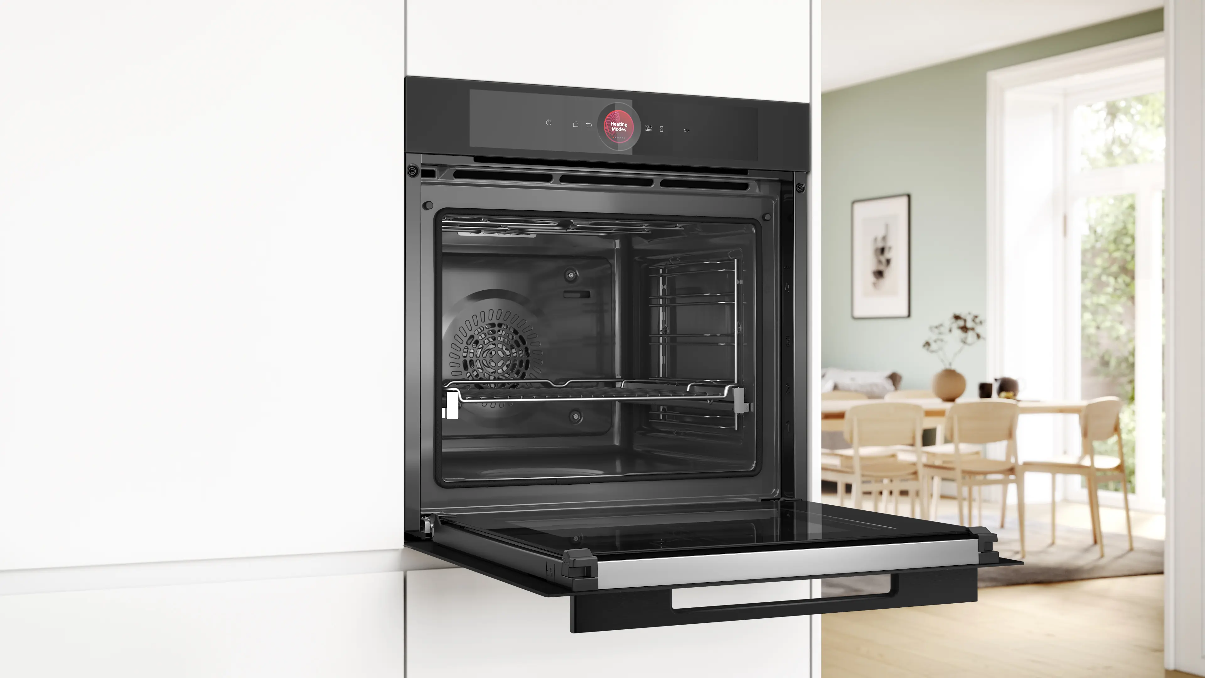 Serie 8 Bakoven 60 x 60 cm Mat zwart