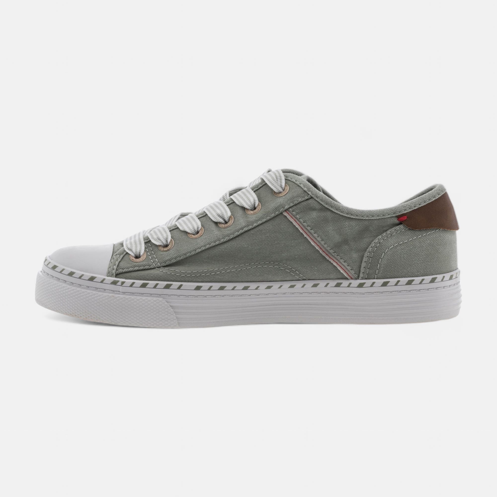 Baskets en toile Femme vert