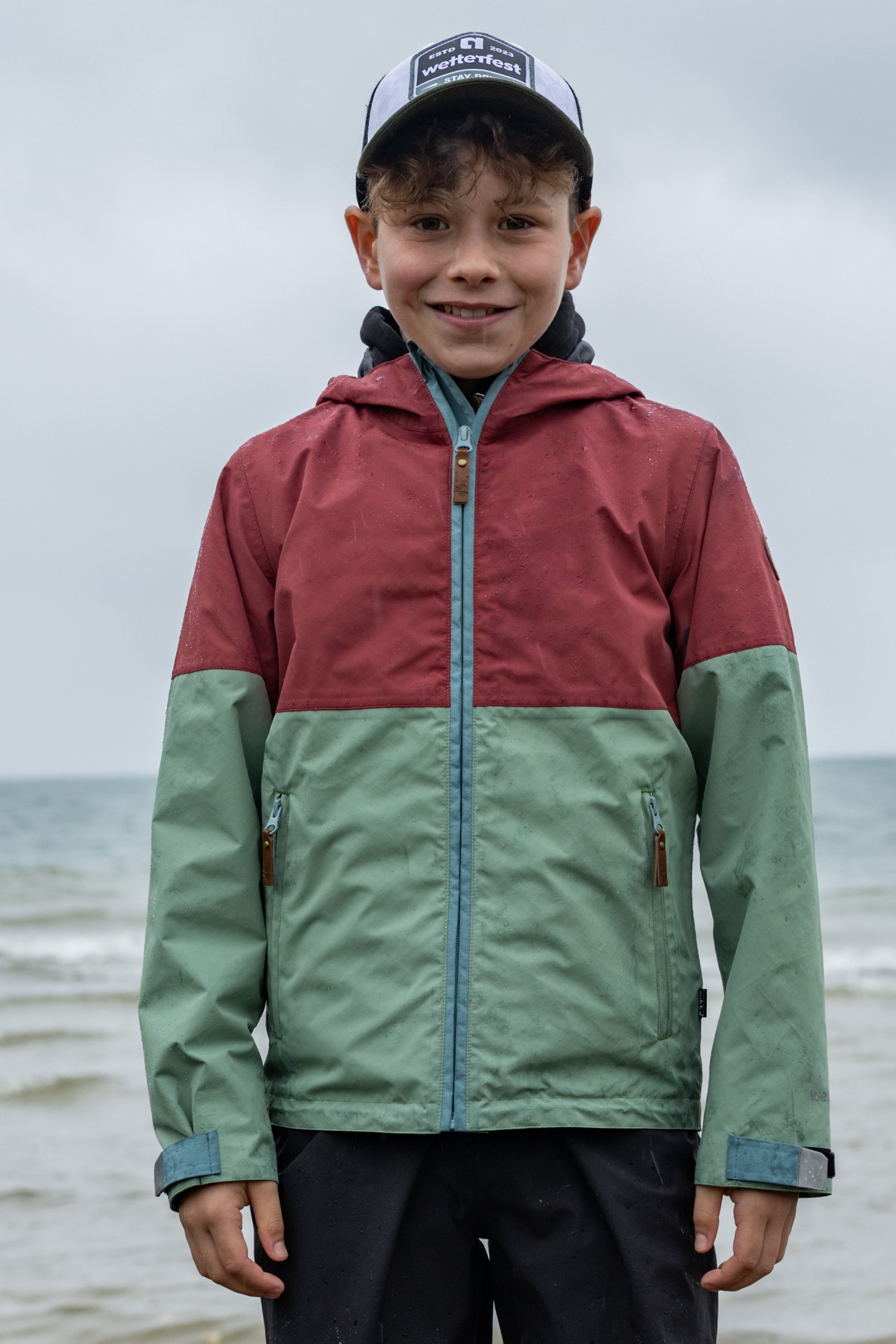 Kinder Regenjacke Puck cowhide