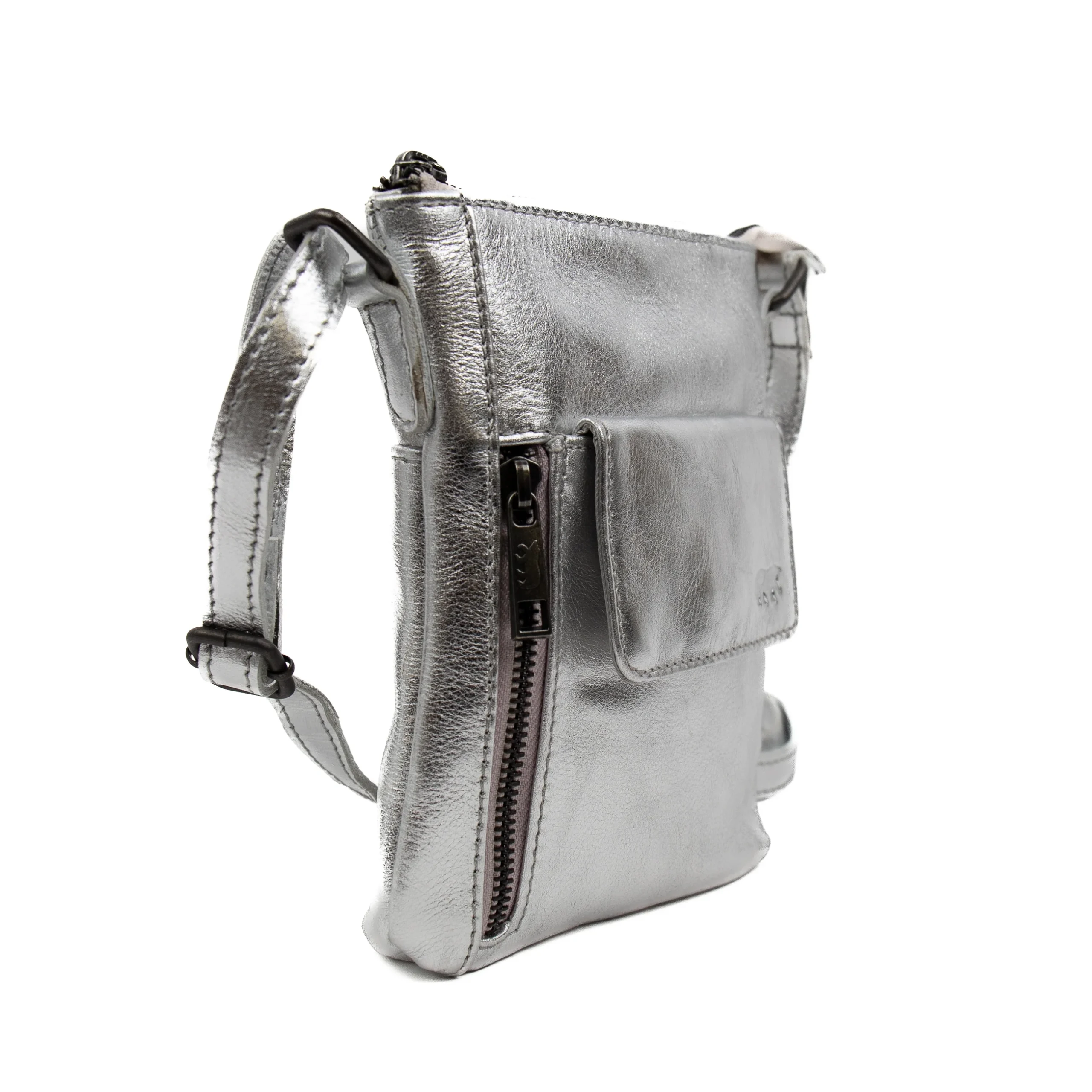 Bear Design Callisto Pelle Schoudertasje Davide Silver CP2327