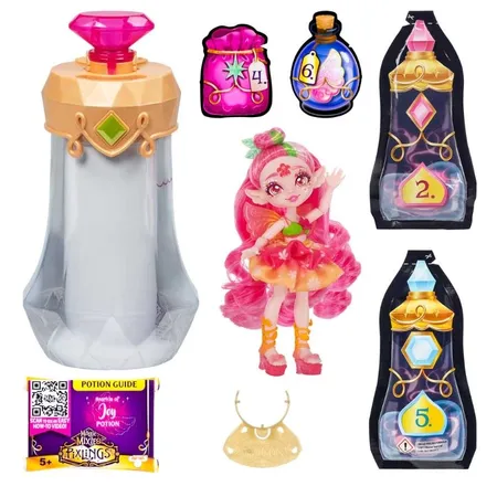 Magic Mixies Pixlings Puppe - Drache (rosa)