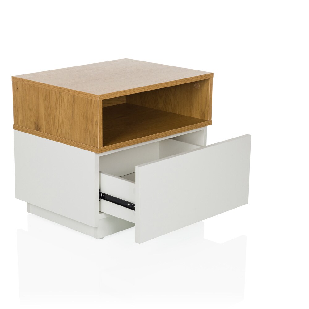 Beistelltisch MELMO MDF Platte, Melaminbeschichtung hjh LIVING
