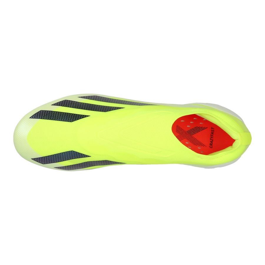 adidas X Crazyfast Elite Laceless FG Solar Energy - Jaune/Noir/Blanc