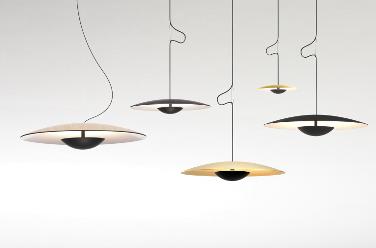 Marset Ginger hanglamp Ø60 LED phase cut zwart/wit