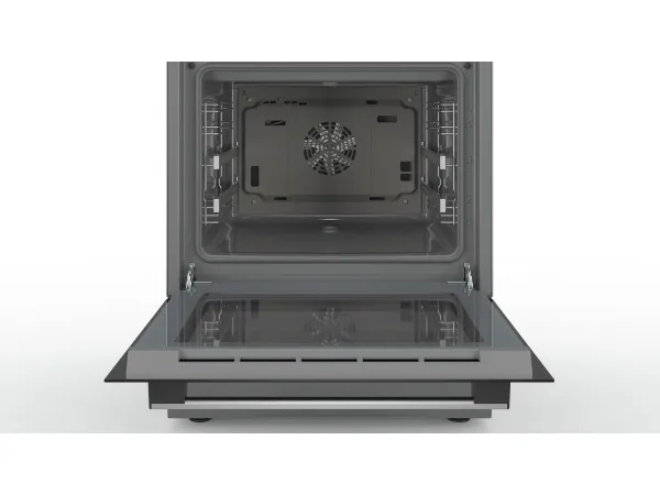Bosch Serie | 4 HKR39C250 - Komfur - fritstående - bredde: 60 cm - dybde: 60 cm - højde: 85 cm - med selv-rengøring - rustfrit stål