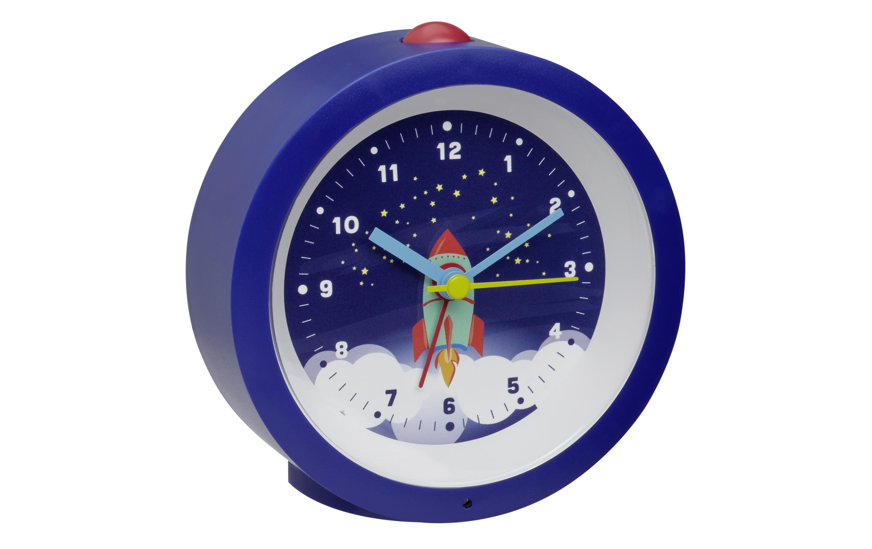 Wecker mit Kindermotiv BlauKinder Analog- Wecker