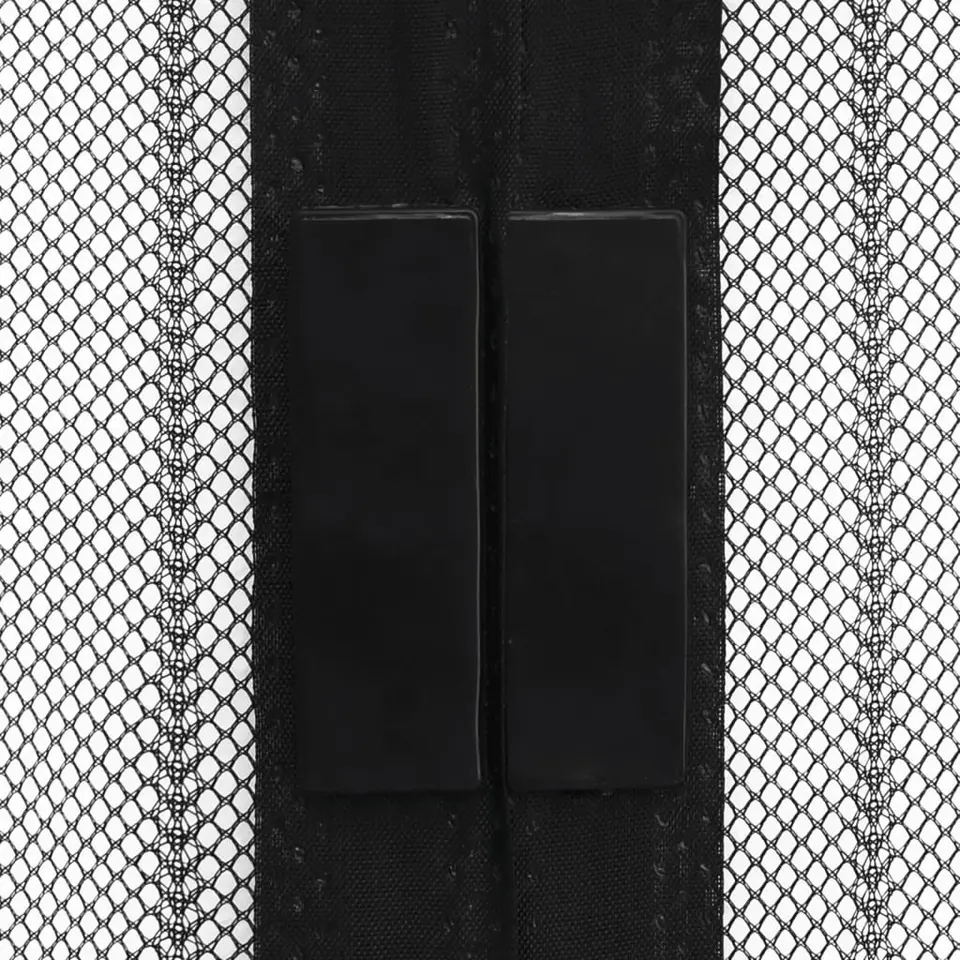 vidaXL - Insectengordijn - Zwart - Polyester - 210 x 100 cm