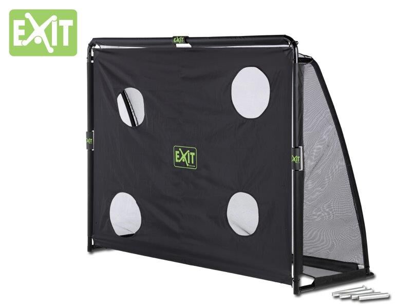 EXIT Coppa - voetbalgoal - Zwart - Staal
