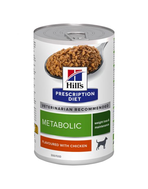 Hill's Prescription Diet Metabolic - Weight Management - Hondenvoer - Kip 370 g