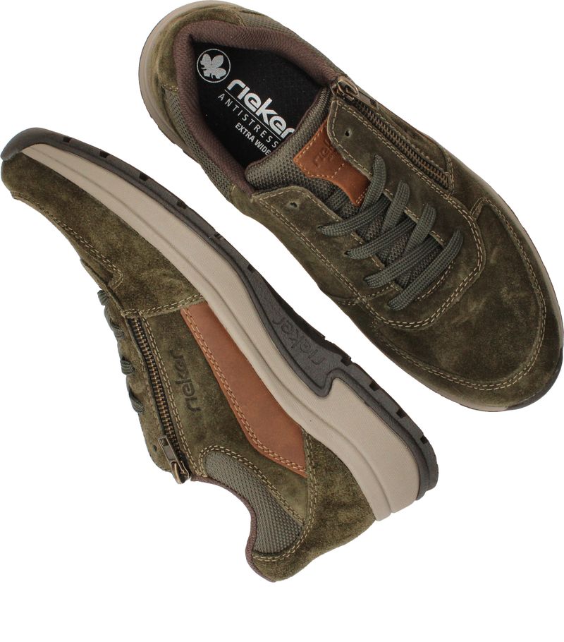Rieker Sneakers Groen Heren