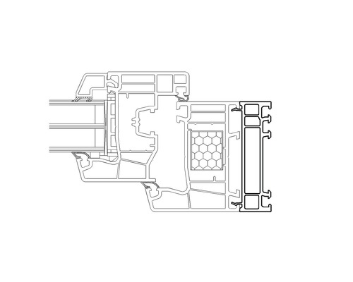 Verlengprofiel 15 mm ARON Basis wit/wit lengte 1400